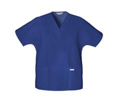 Galaxy BlueV-neck Tunic Scrubs